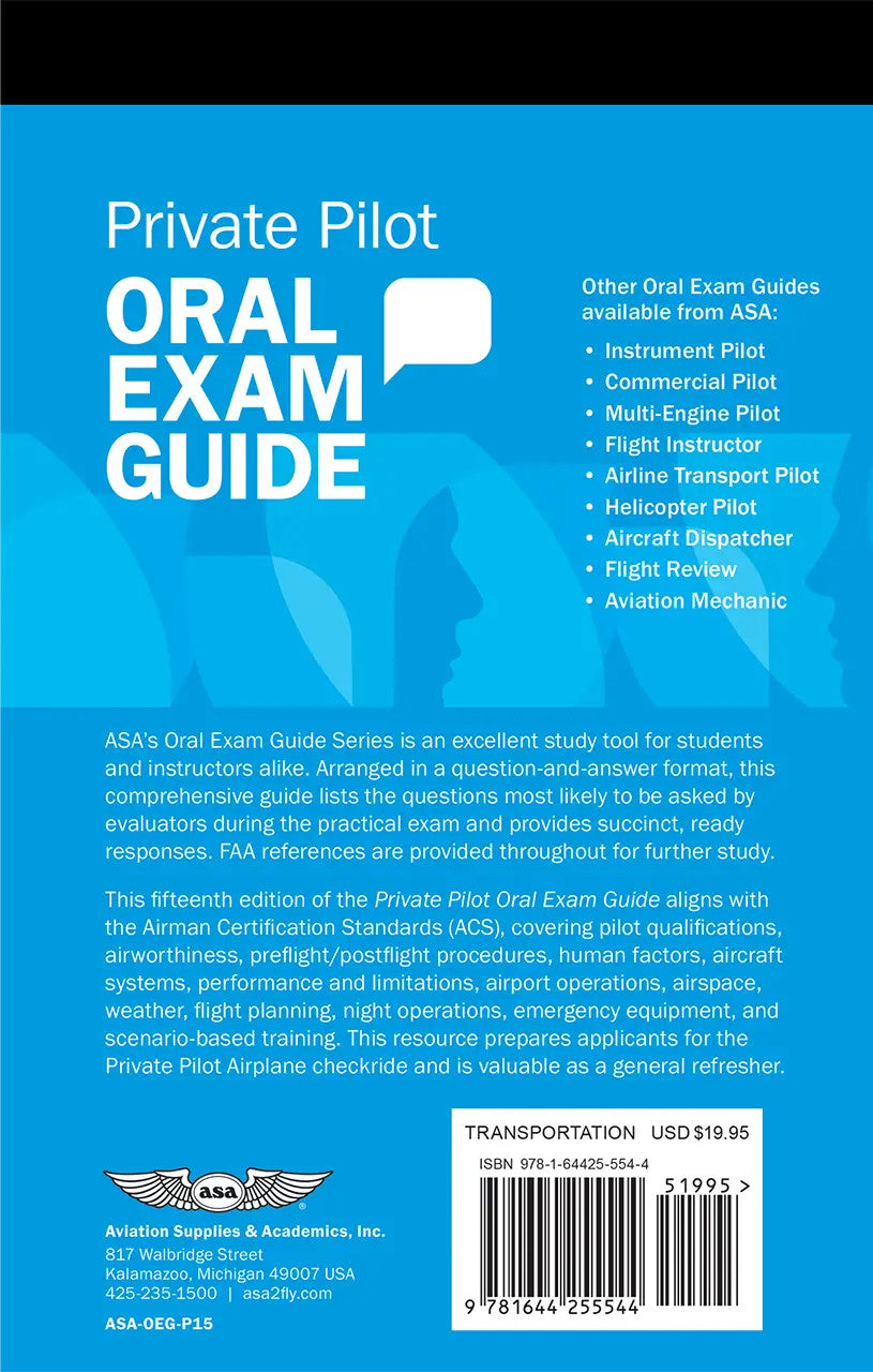 ASA Private Pilot Oral Exam Guide - 15th Edition