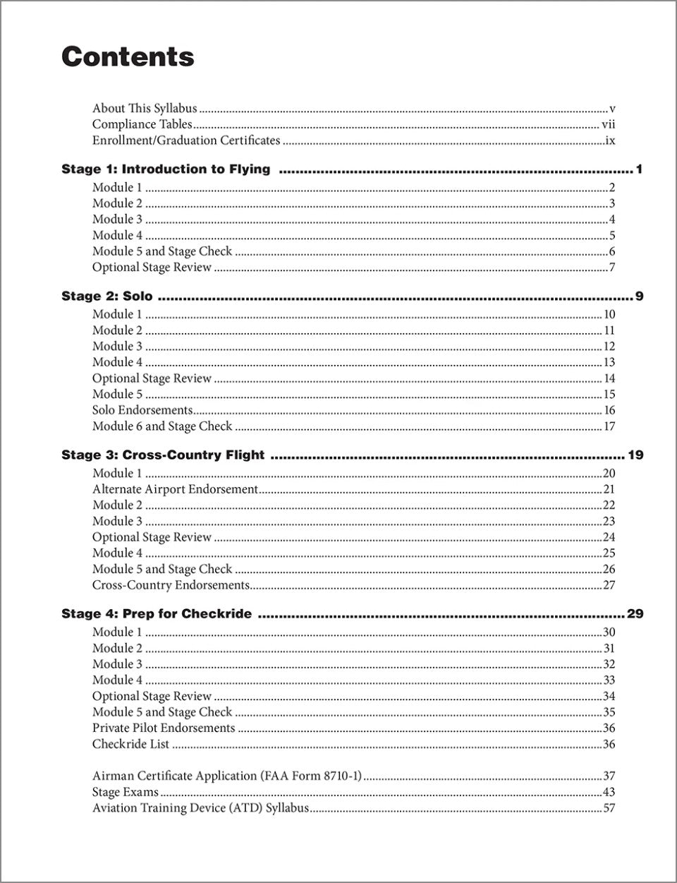 ASA Pilot's Manual: Private Pilot Syllabus - 9th Edition