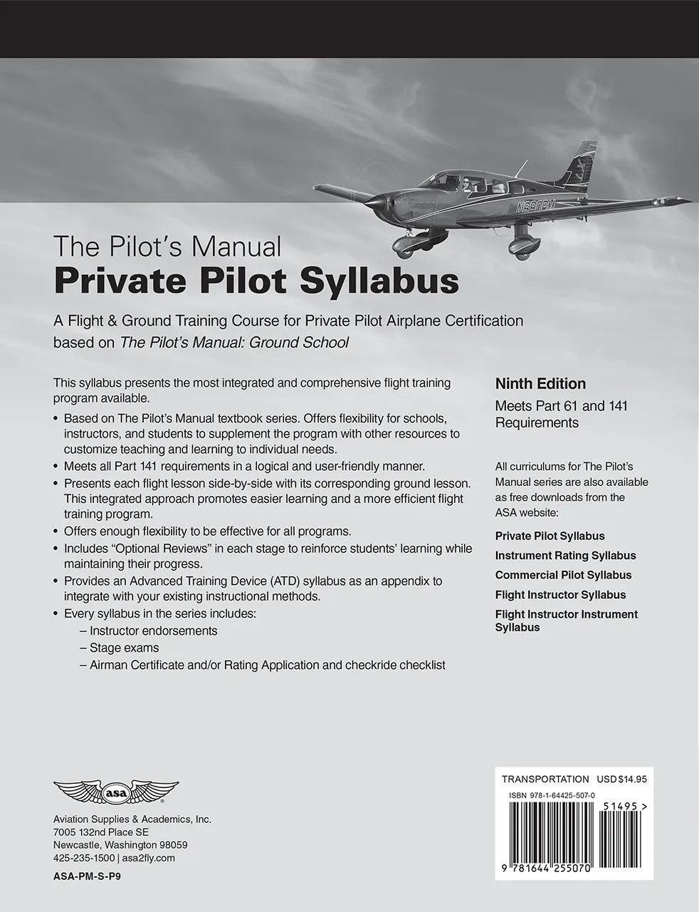ASA Pilot's Manual: Private Pilot Syllabus - 9th Edition