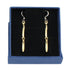 Gold Propeller Earrings