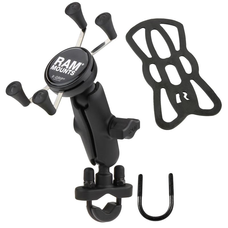 RAM X-Grip Phone Mount with Handlebar U-Bolt Base