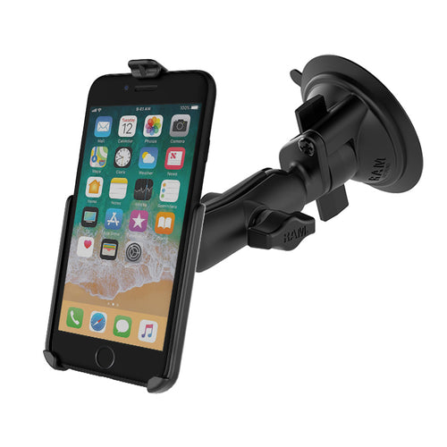 RAM Twist-Lock Suction Cup Mount for Apple iPhone 6 & 7