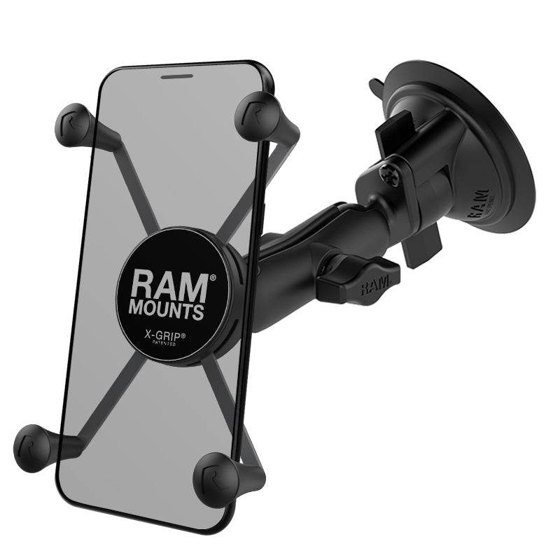 RAM X-Grip Large Phone Mount with RAM Twist-Lock Suction Cup Base