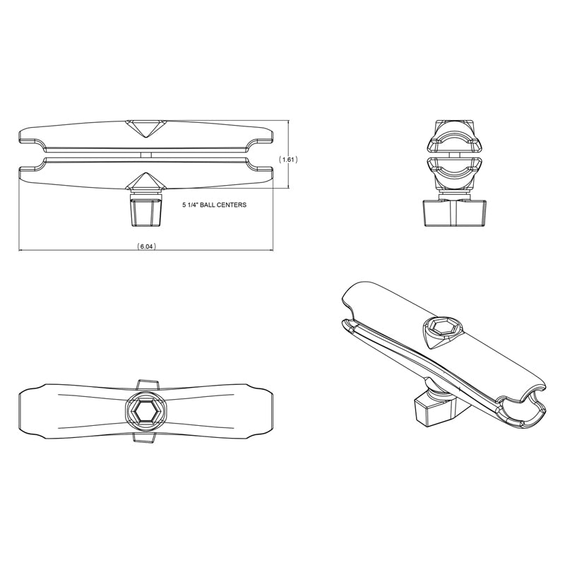 RAM Double Socket Arm