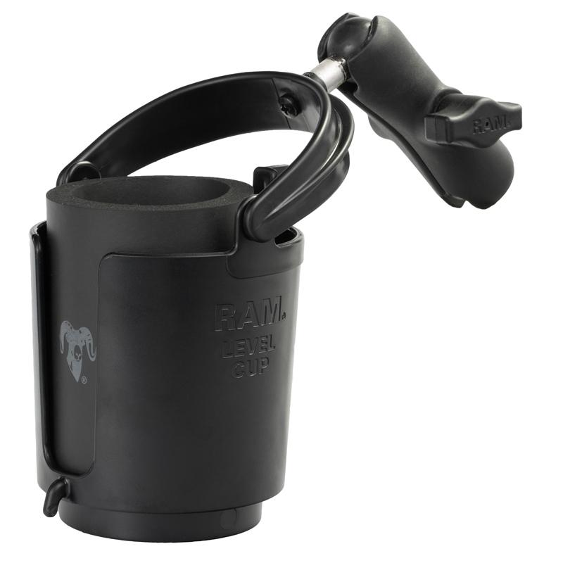 Load image into Gallery viewer, RAM Level Cup 16oz Drink Holder with Double Socket Arm
