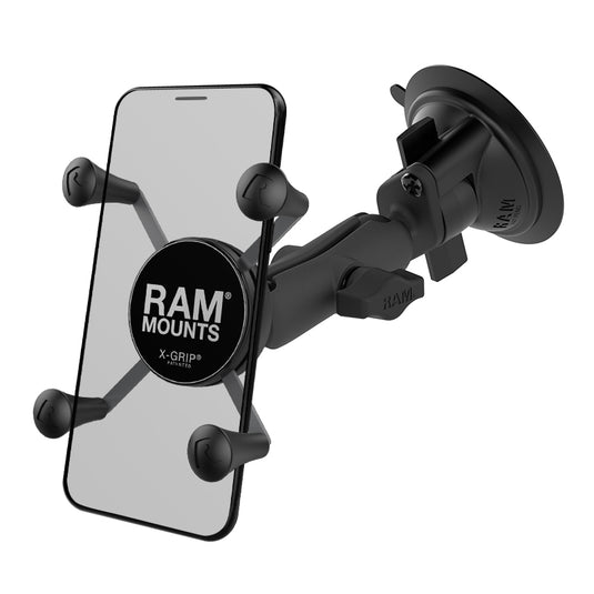 RAM X-Grip Phone Mount with Twist-Lock Suction Cup Base