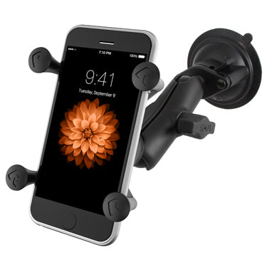 RAM Mount X-Grip Phone Holder With Twist-Lock Suction Cup Base (Model 53832)
