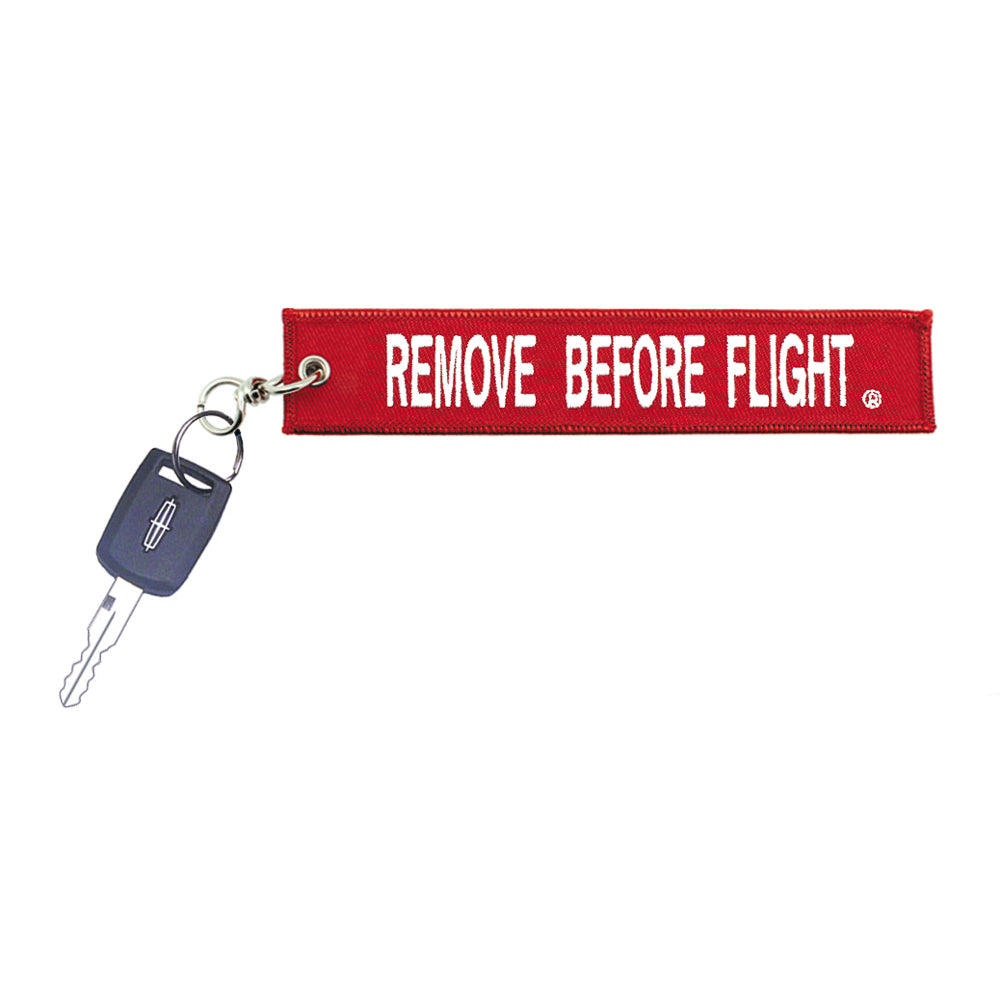 Navy Remove Before Flight Keychain