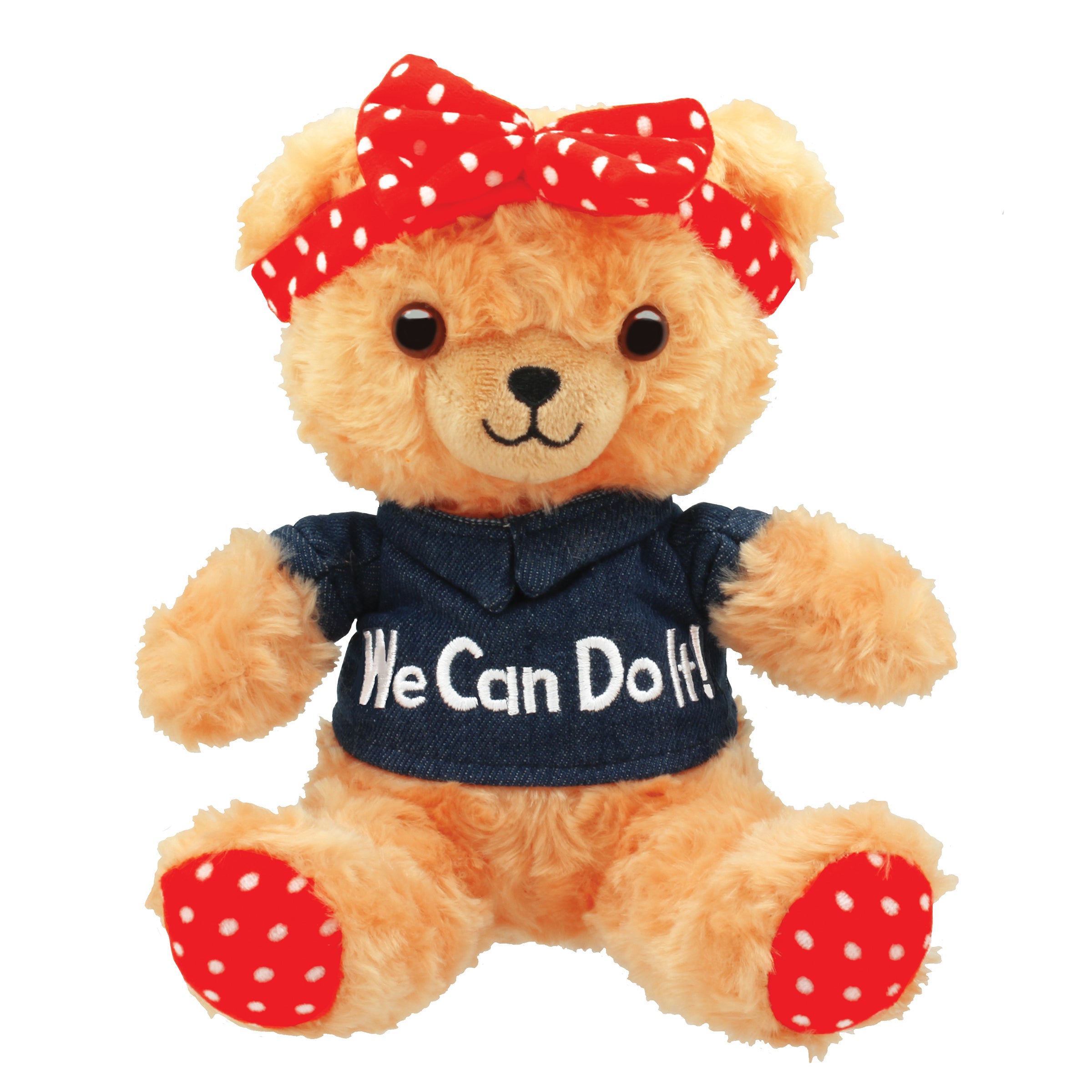 Rosie the Riveter Plush Teddy Bear