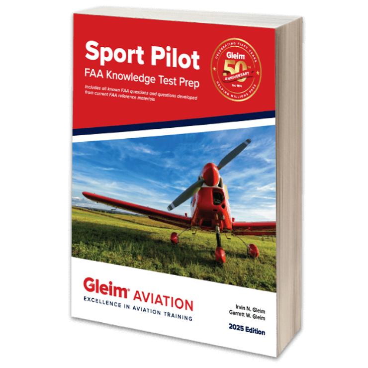 Gleim Sport Pilot Knowledge Test Prep - 2025 Edition