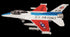 Daron F-16 Fighter Pullback Toy - Select Color