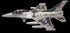 Daron F-16 Fighter Pullback Toy - Select Color