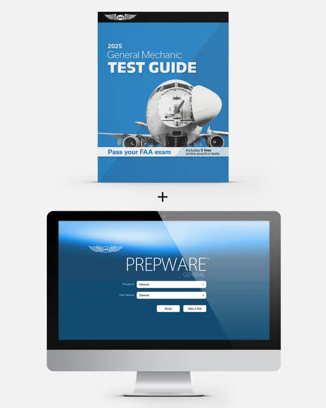 ASA General Test Guide Plus Prepware - 2025 Edition