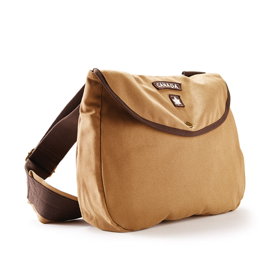 Red Canoe Canada Field Patch Shoulder Bag - Tan - PRE-ORDER ONLY