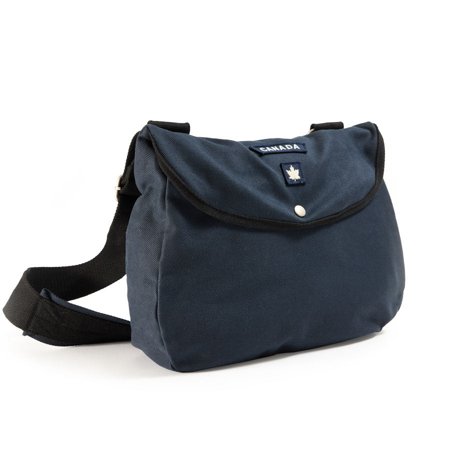 Red Canoe Canada Field Patch Shoulder Bag - Navy - PRE-ORDER ONLY