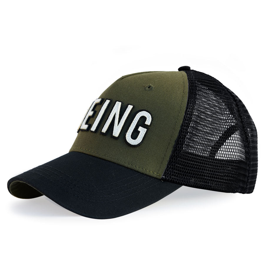 Red Canoe Boeing Trucker Cap