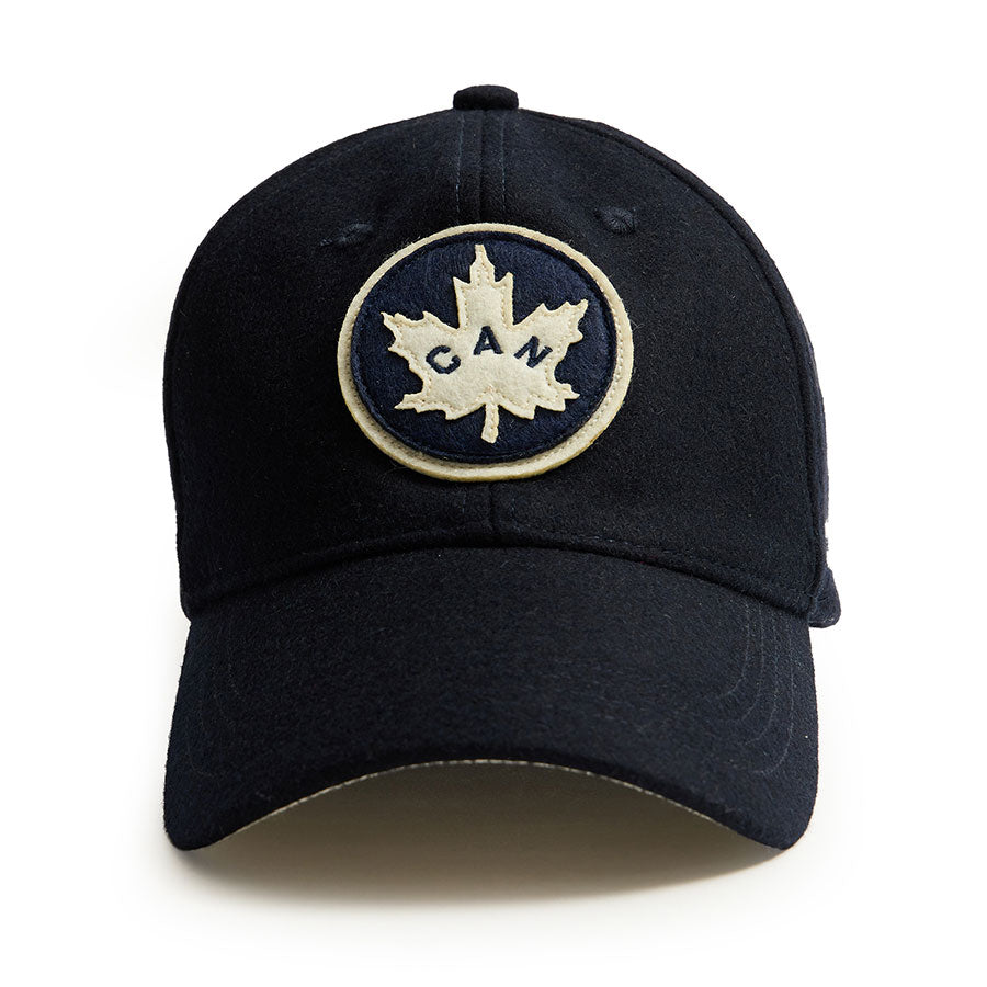 Red Canoe Canada Wool Cap - Navy