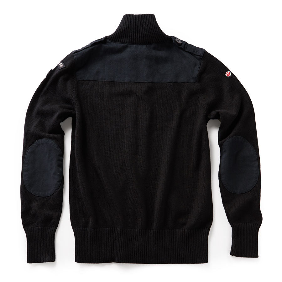 Red Canoe Canada Field Patch Cardigan - Navy