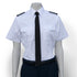 Pilot Shirt, Lady's White Short Sleeve Professional