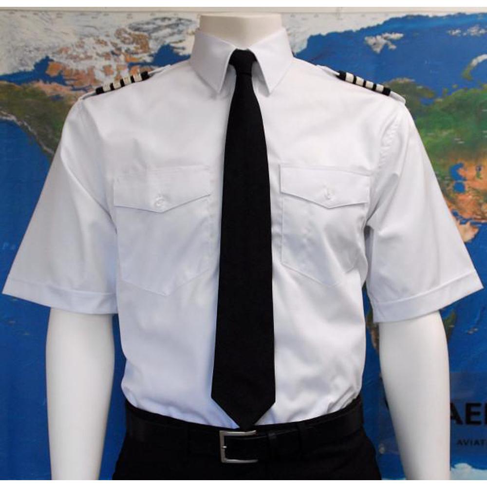 pilot dress shirts Pilot Shirt, Men's White Short Sleeve Elite 14