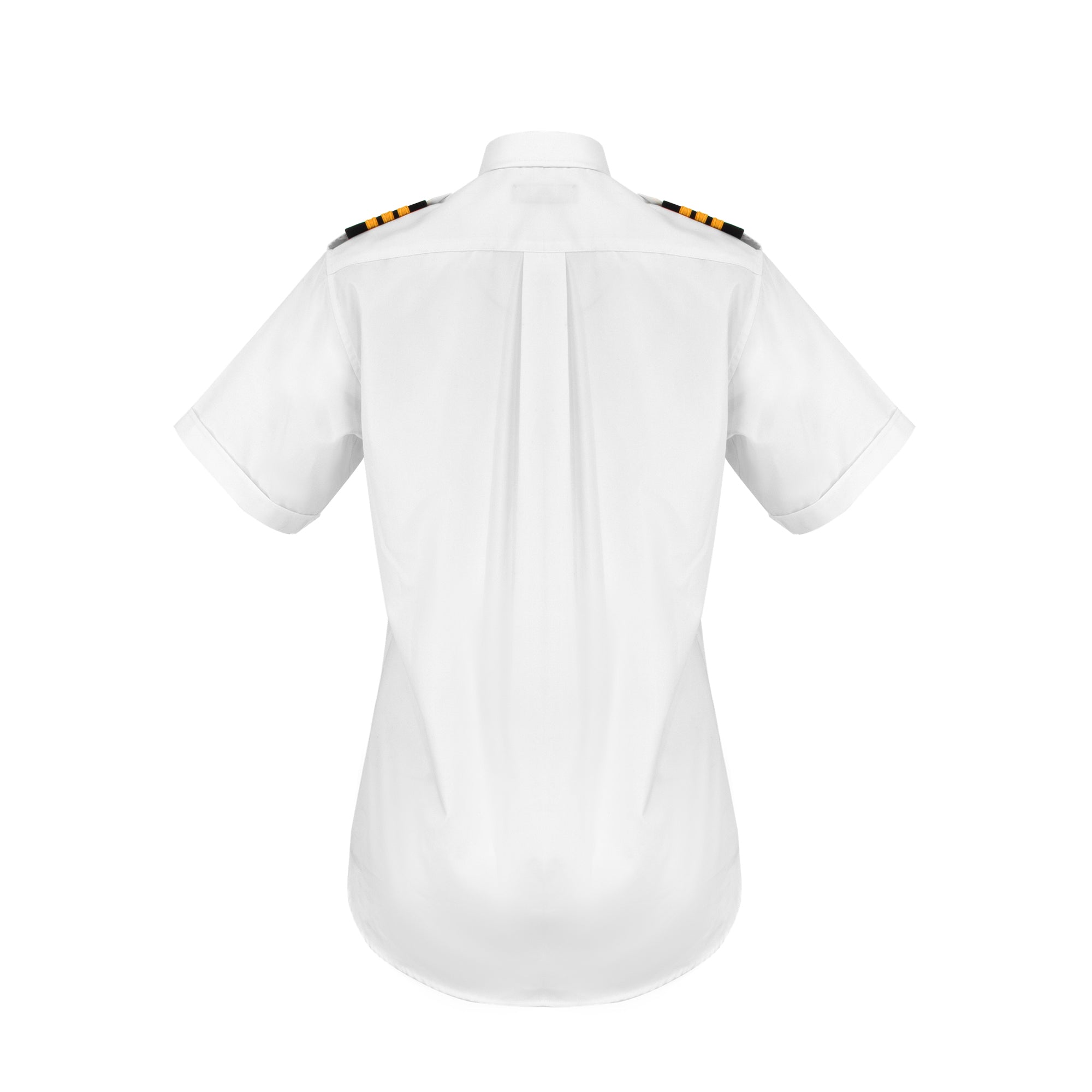 Pilot Shirt, Lady's White Short Sleeve Elite