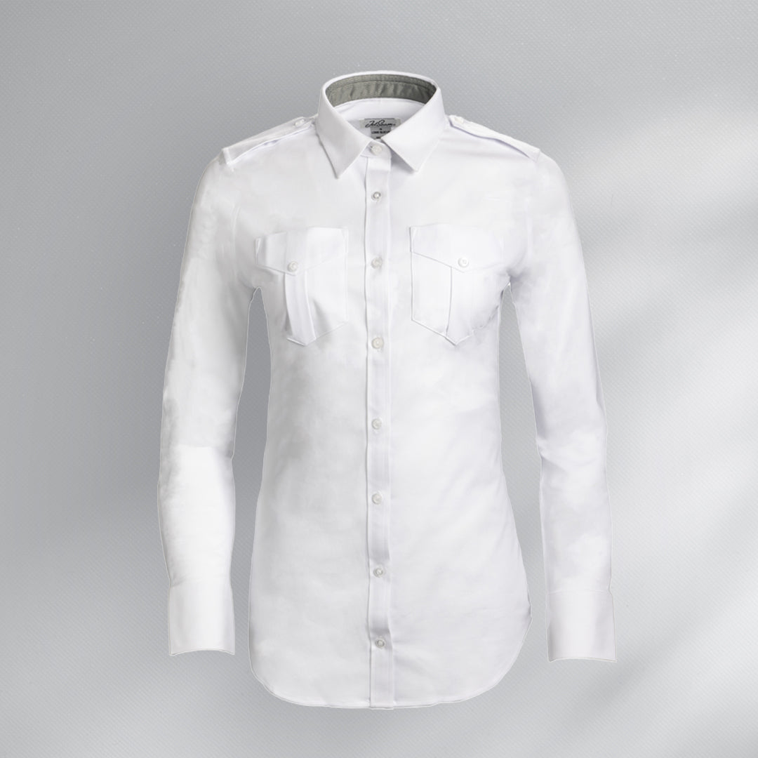 Women's Pilot Shirt (White Label / Long)