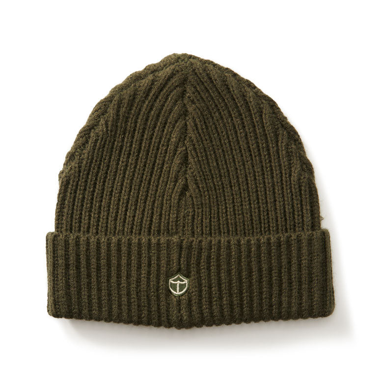 Red Canoe Wool Toque Beanie - Khaki
