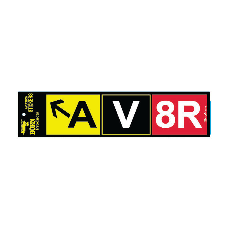 Av8r Sticker AV8R Bumper Sticker – Aviation Depot