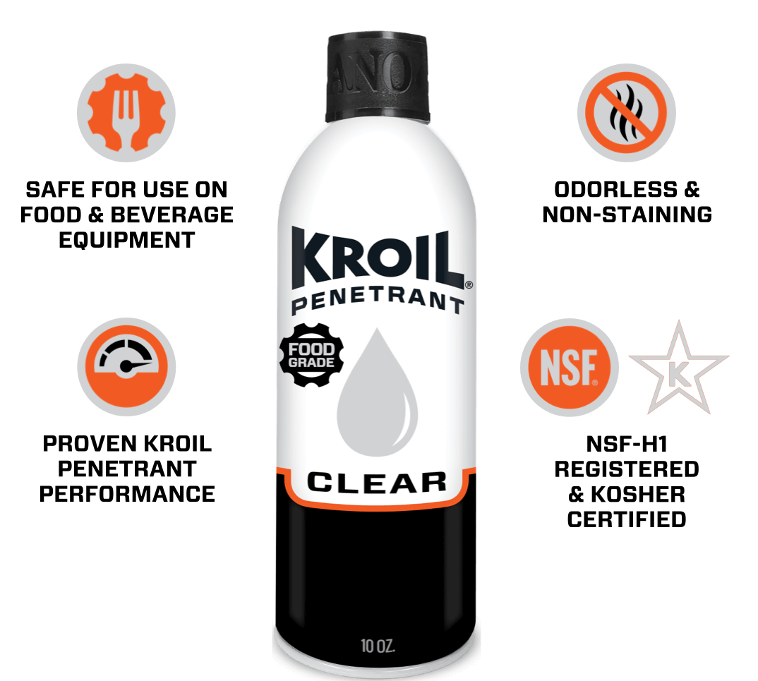 Kroil Clear Food Grade Penetrating Oil