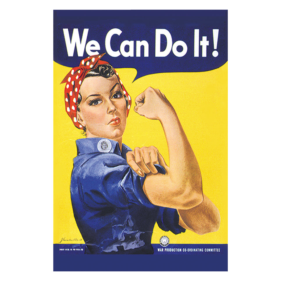 Rosie The Riveter 2 x 3 Magnet