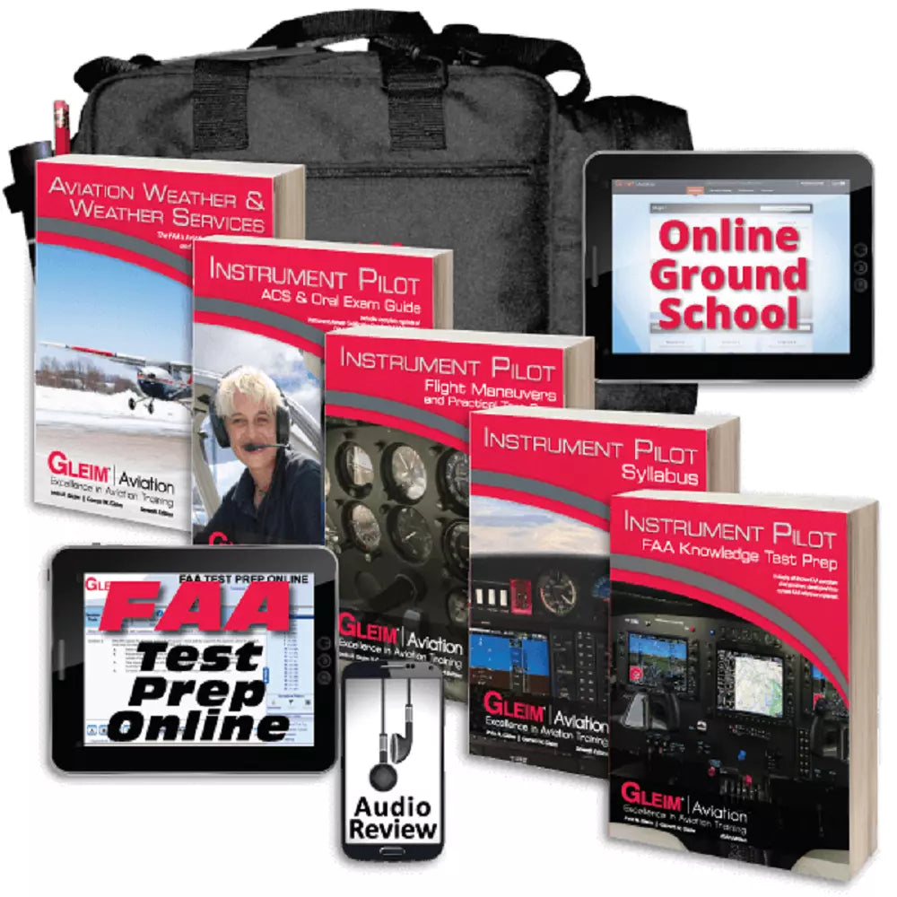 GLEIM Deluxe Instrument Pilot KIT with Audio Review