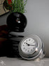J-Cobs WWII Boeing Stearman Warbird Radial Engine Piston Mirror Polished Desk Clock