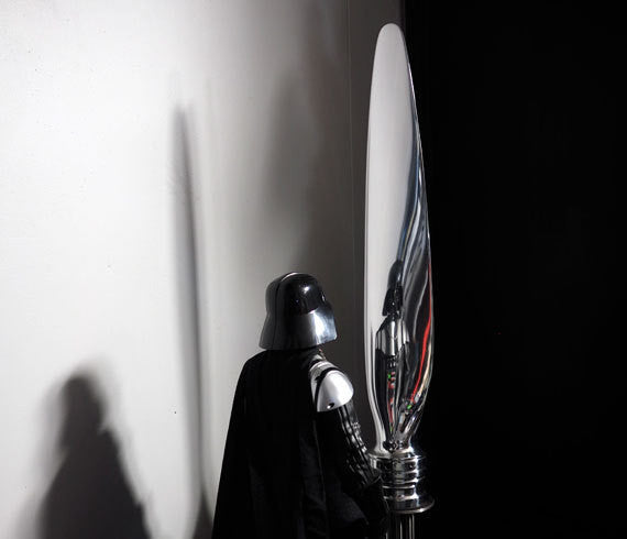 The Propsicle Modern Aviation Art CESSNA 402 Mirror Polished Chrome Airplane Propeller Blade Sculpture ( McCauley )