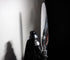 The Propsicle Modern Aviation Art CESSNA 402 Mirror Polished Chrome Airplane Propeller Blade Sculpture ( McCauley )