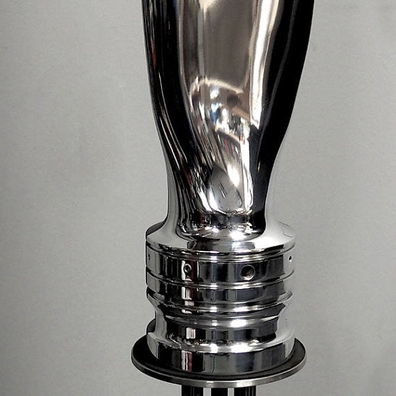 The Propsicle Modern Aviation Art CESSNA 402 Mirror Polished Chrome Airplane Propeller Blade Sculpture ( McCauley )