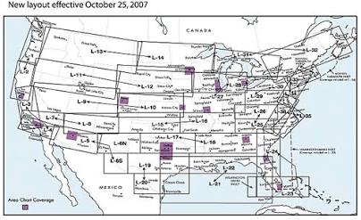 FAA Chart: Enroute IFR Low Altitude Chart US (L-Charts) - EAST SET- Select Cycle Date