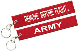 Army Remove Before Flight Keychain