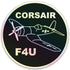 F4U Corsair Holographic Sticker
