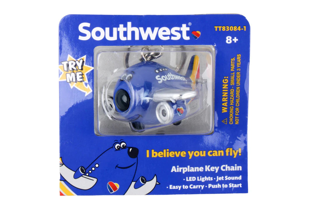 Southwest Airlines Keychain w/ Light & Sound