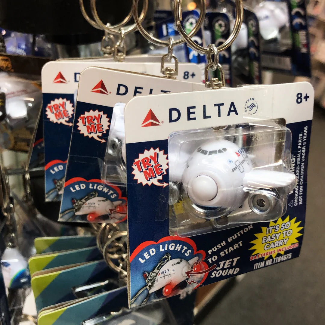 Delta Air Lines Keychain w/ Light & Sound