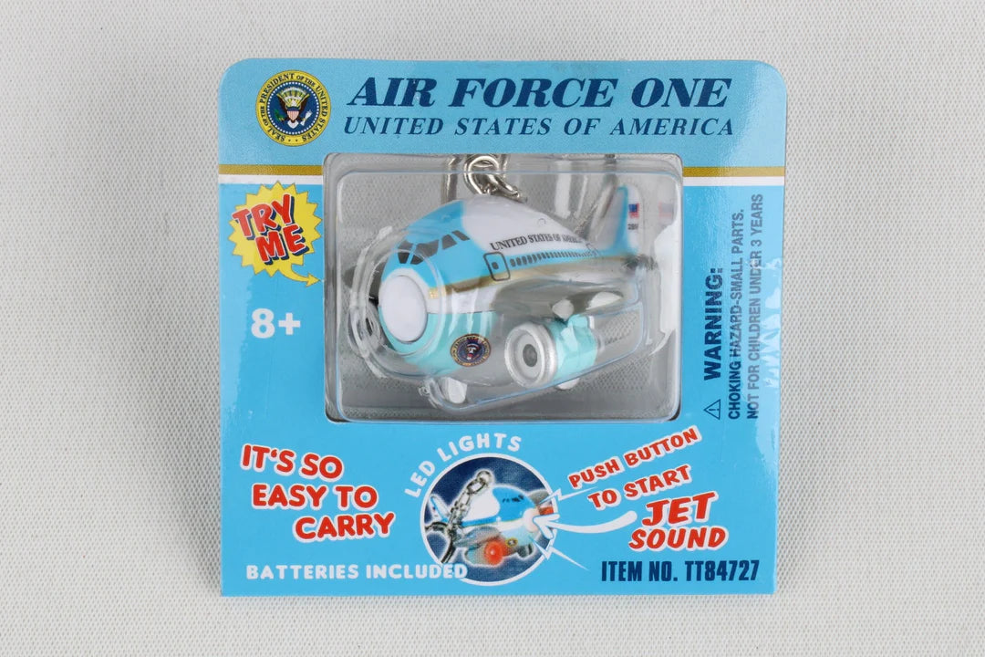 Air Force One Keychain w/ Light & Sound
