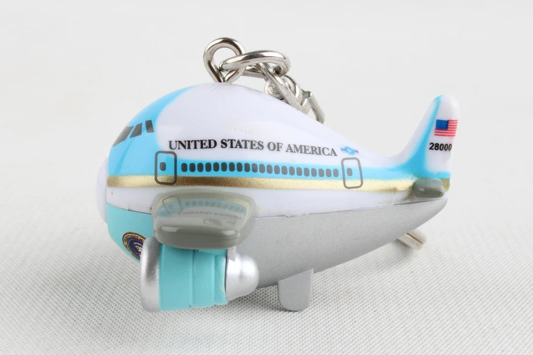 Air Force One Keychain w/ Light & Sound