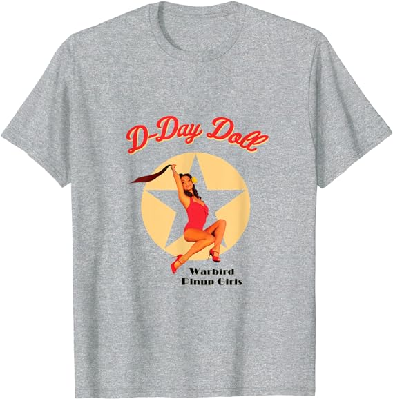 Load image into Gallery viewer, Warbird Pinup Girls T-Shirt - D-Day Doll
