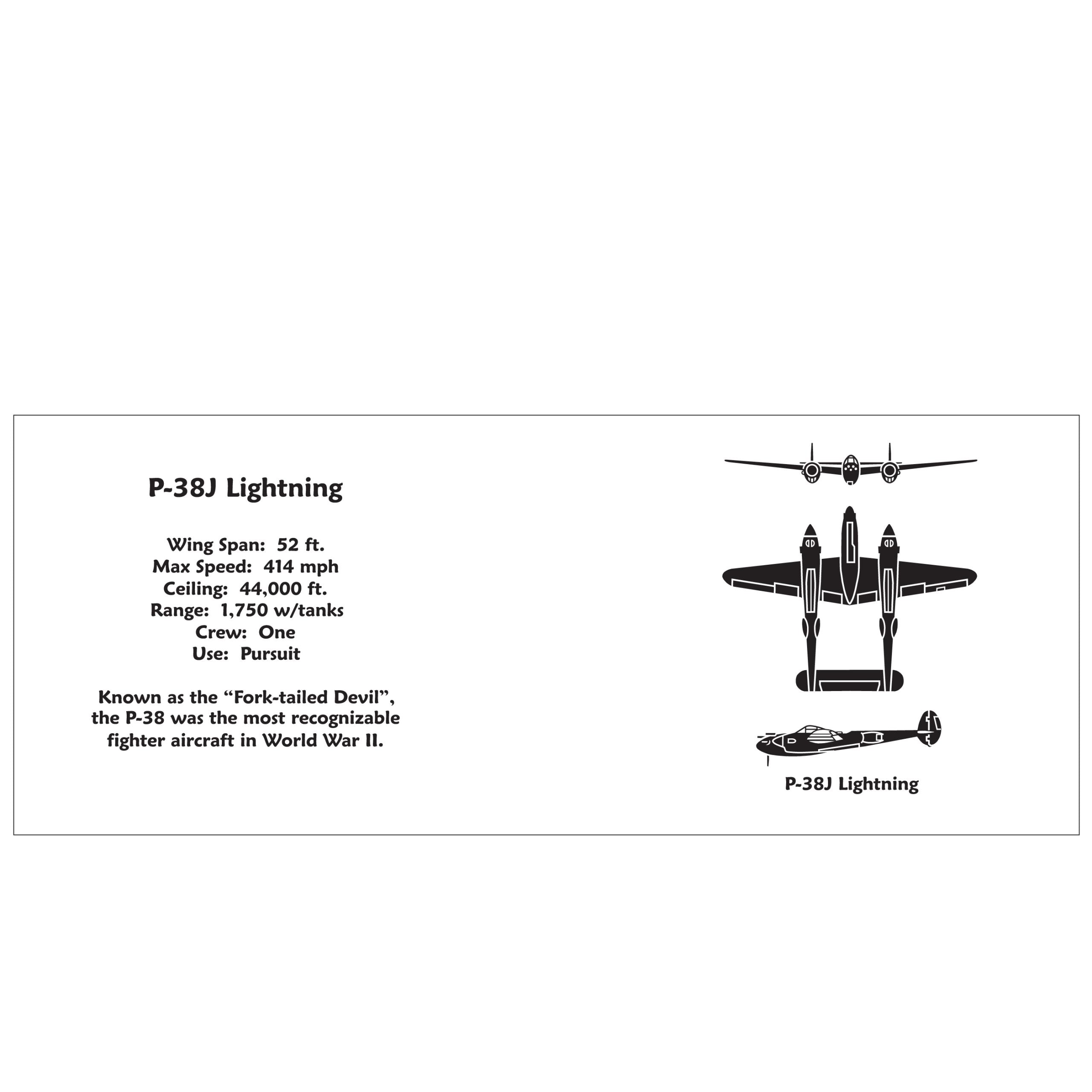 P-38 Lightning Coffee Mug