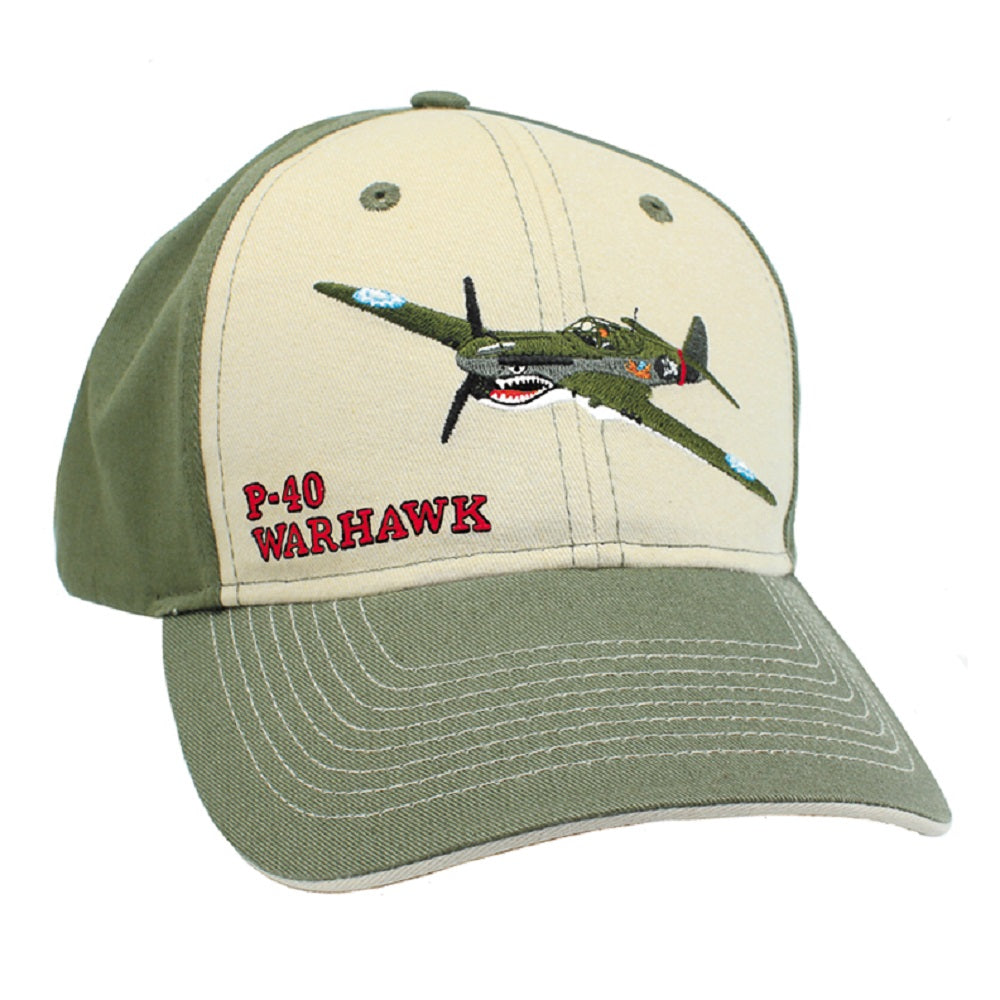 P-40 Warhawk Embroidered Hat