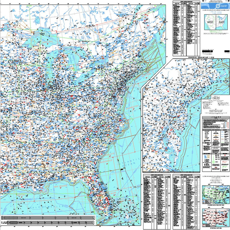 Load image into Gallery viewer, US IFR/VFR Low Altitude Planning Chart - Flat (Rolled)
