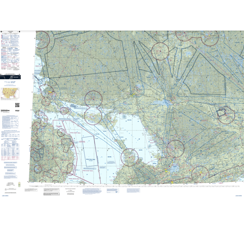 Lake Huron Sectional Chart - Select Cycle Date