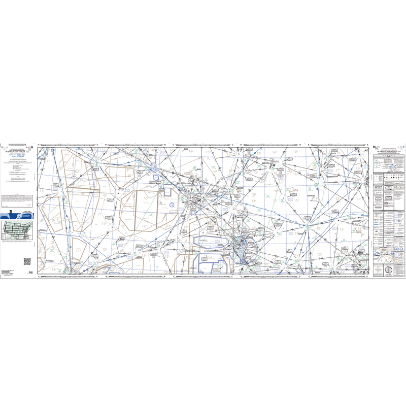 Load image into Gallery viewer, FAA Chart: Enroute IFR Low Altitude Chart US (L-Charts) - L11/12 - Select Cycle Date
