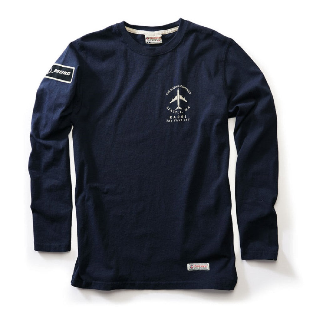 Boeing Long Sleeve T-Shirt (Navy)