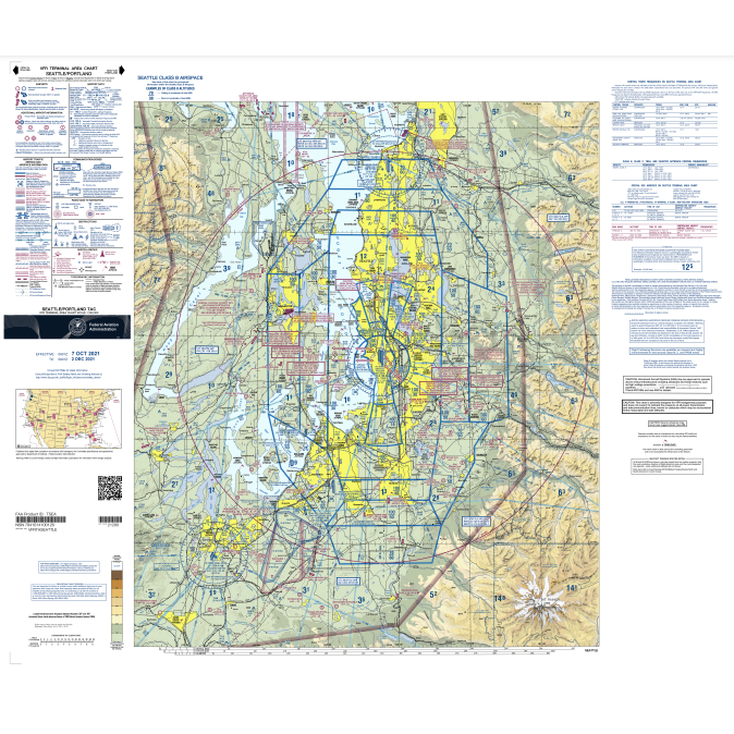 Seattle Terminal Area Chart - Select Cycle Date